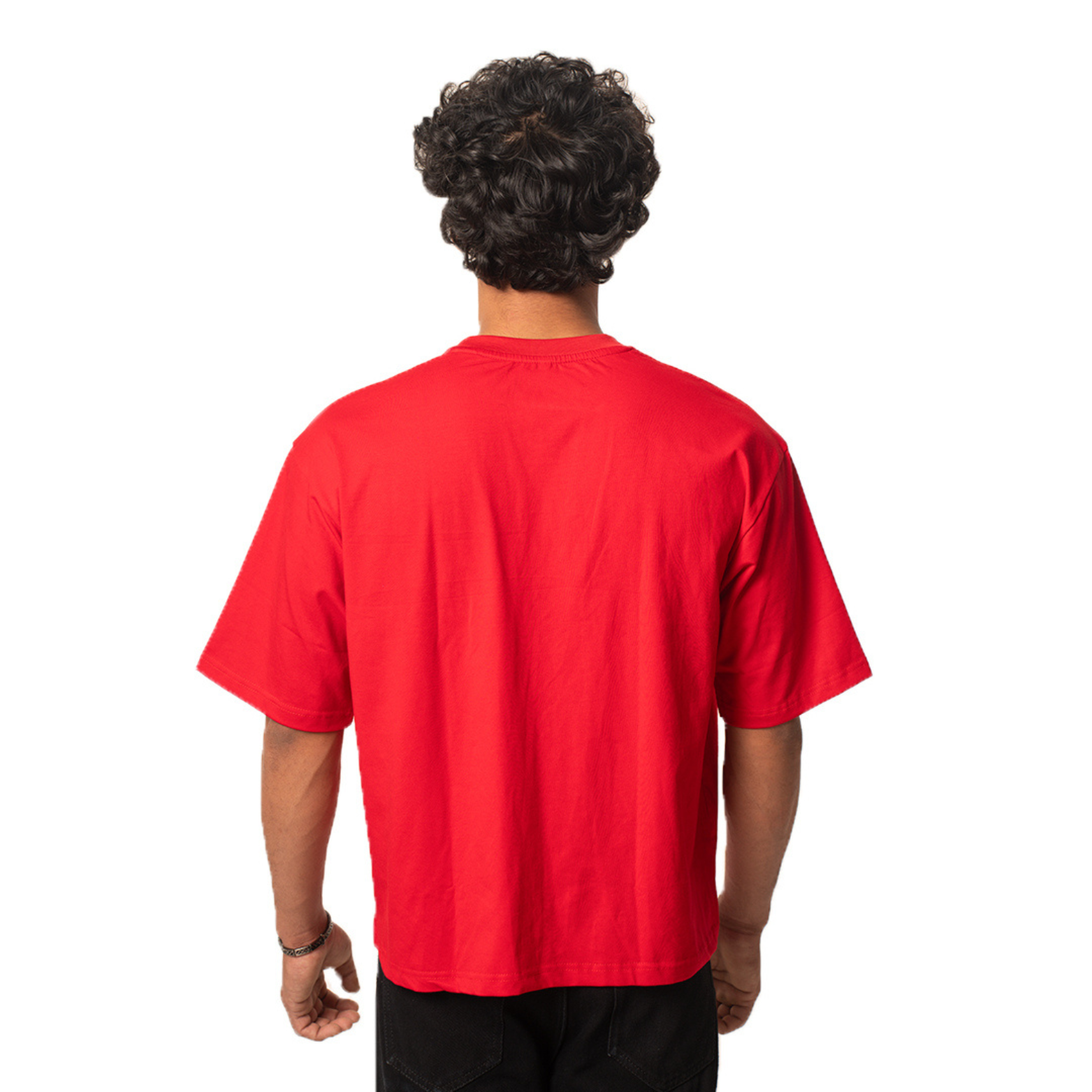 Boxy Fit Tee — Red