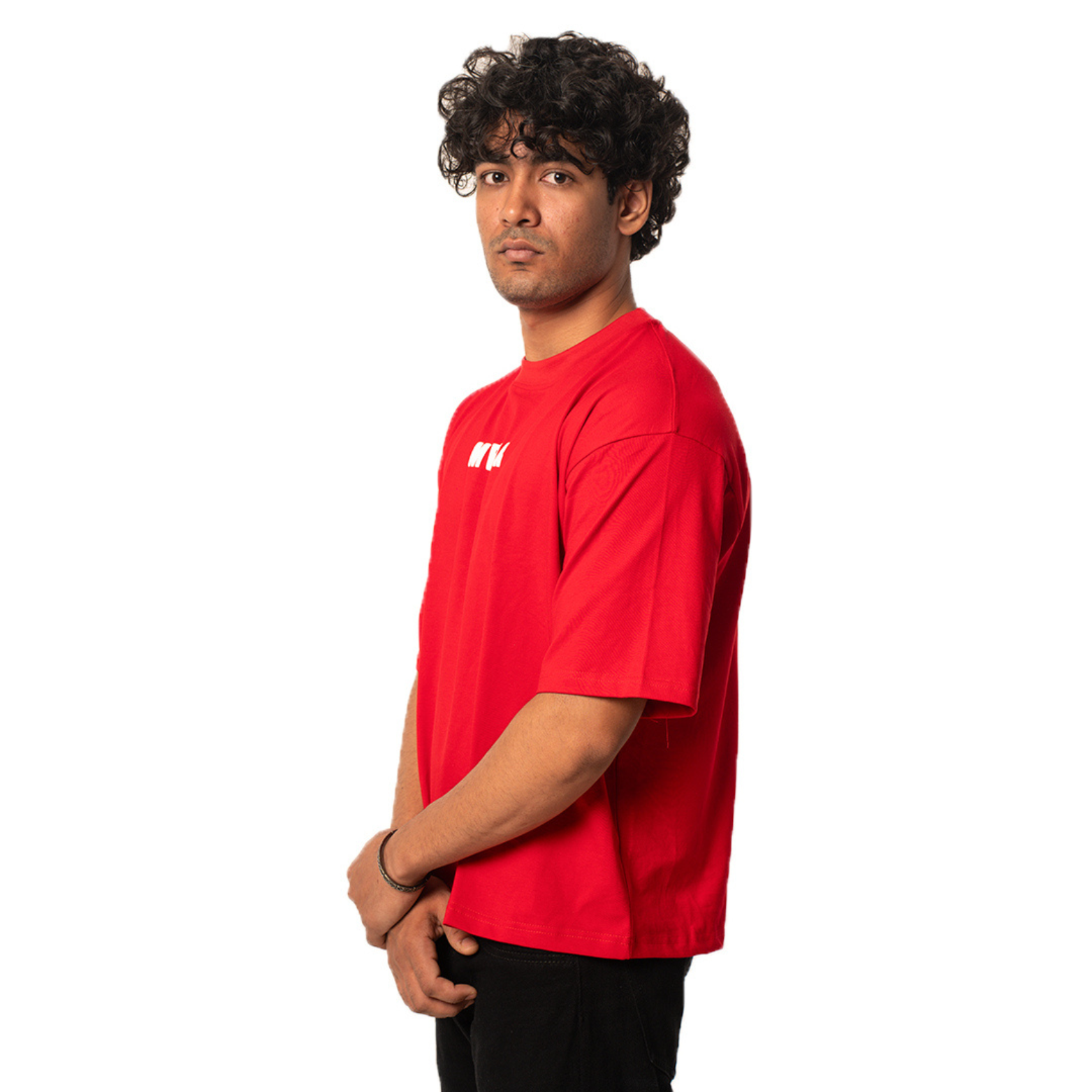 Boxy Fit Tee — Red